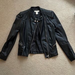H&M leather jacket (polyester)